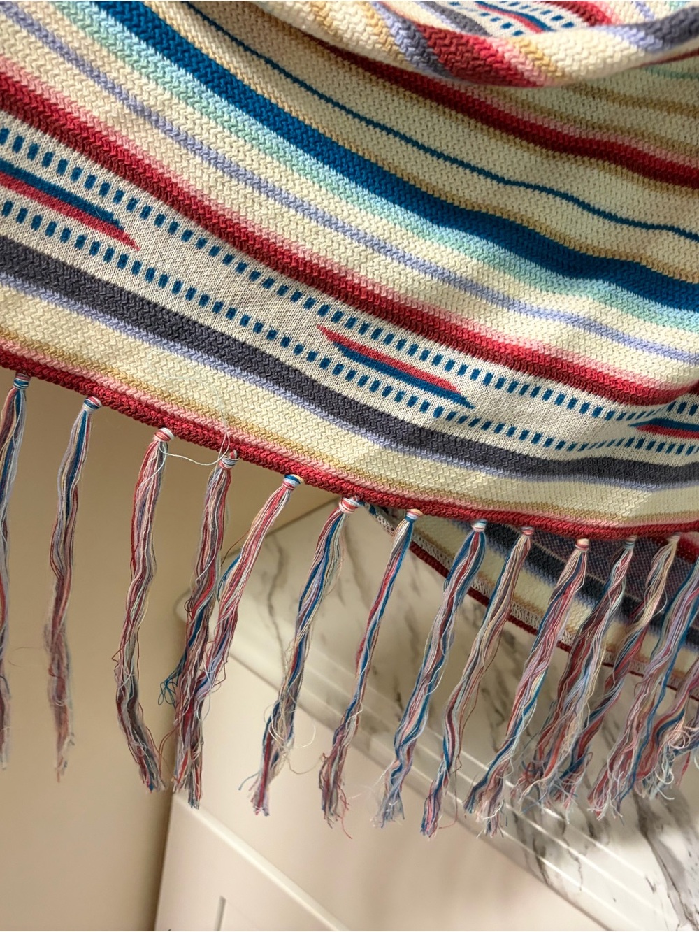 NWT Tasha Polizzi Ines Cardigan - Multicolor Southwestern Fringe Small - Picture 4 of 4